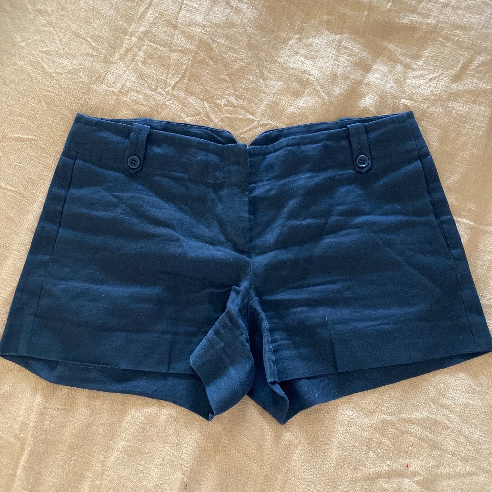 Theory Linen Shorts
